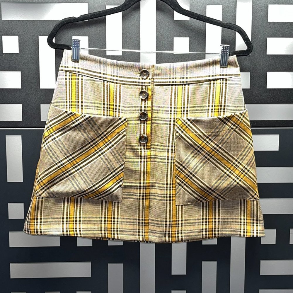 Asos Plaid Skirt with Pockets